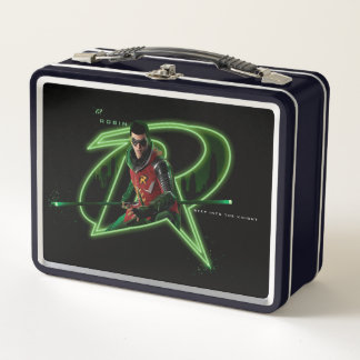 Lunch Box Gotham Knights Robin en logo