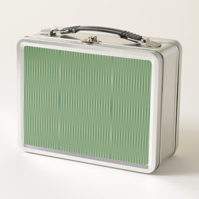 Lunch Box Gradient vert Vintage simple en osage (Devant)