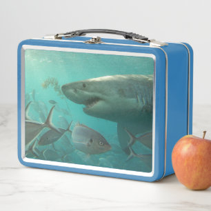 Lunch Box Grande photo sous-marine de requins et de poissons