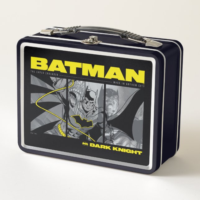 Lunch Box Graphique à écran tridimensionnel Batman Comic (Devant)