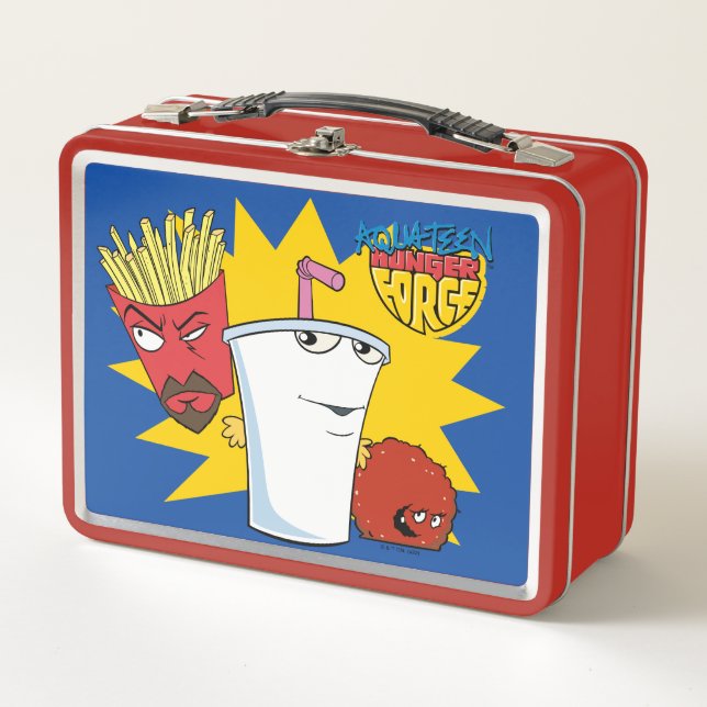 Lunch Box Graphique explosif de la force de la faim des Ados (Devant)