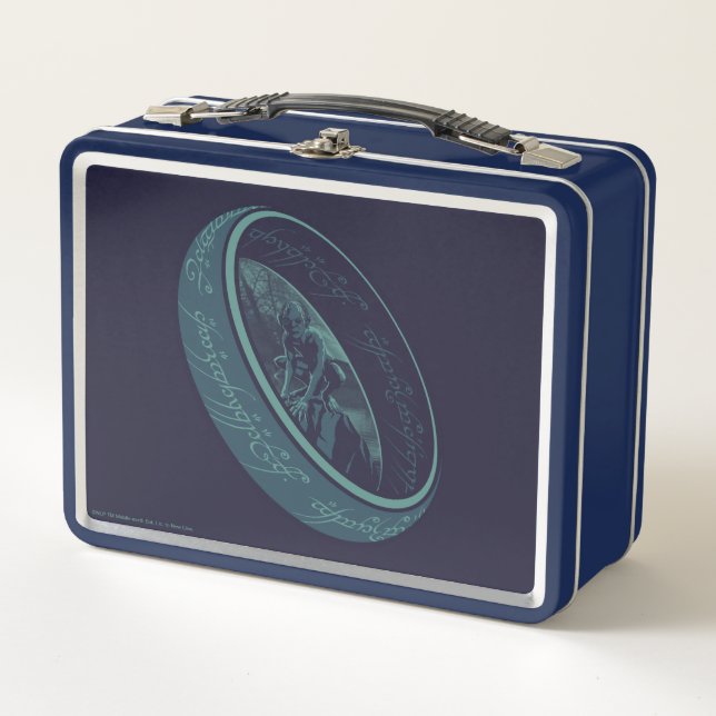 Lunch Box Graphisme de GOLLUM™ avec l'ANNEAU UNIQUE™ (Devant)