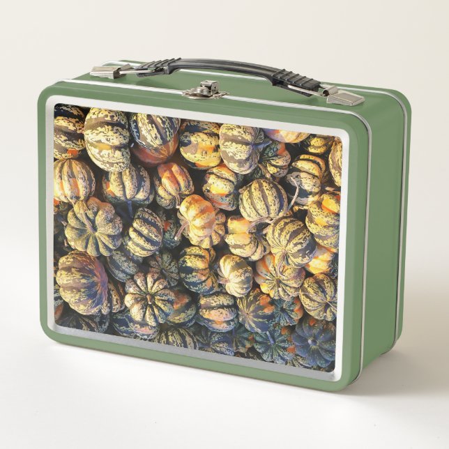 Lunch Box Grappes de citrouilles rayées  (Devant)