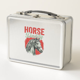 Lunch Box Gravure vintage de papa cheval
