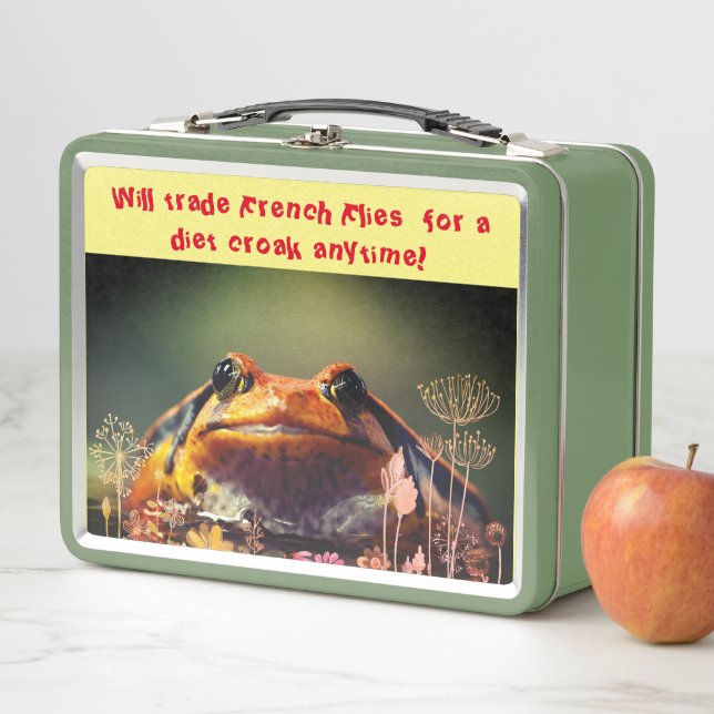 Lunch Box Green Frog School Fun (En situation)