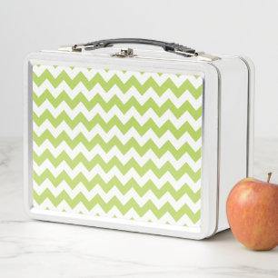 Lunch Box Green Zigzag, Green Chevron, Motif géométrique