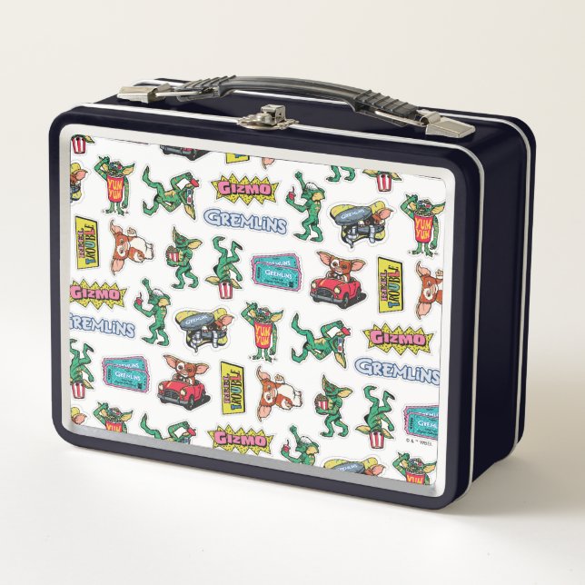 Lunch Box Gremlins™ Autocollants Drôle Motif (Devant)