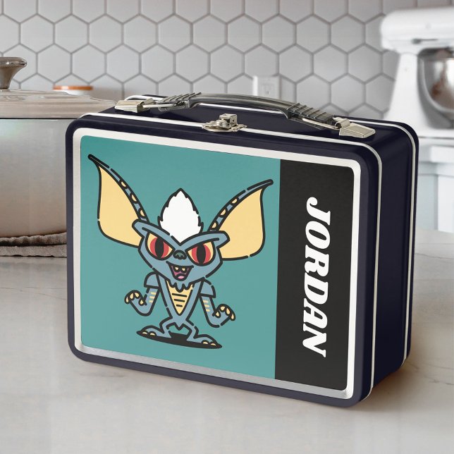 Lunch Box Gremlins | Bande dessinée | Ajouter Votre Nom (Lunchbox on counter)