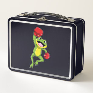 Lunch Box Grenouille à la boîte avec gants de boxe