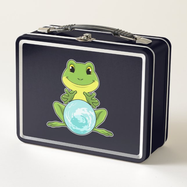 Lunch Box Grenouille avec boule de cristal (Devant)