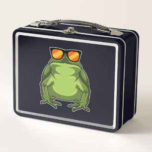 Lunch Box Grenouille avec lunettes de soleil
