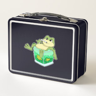 Lunch Box Grenouille avec verre de jus