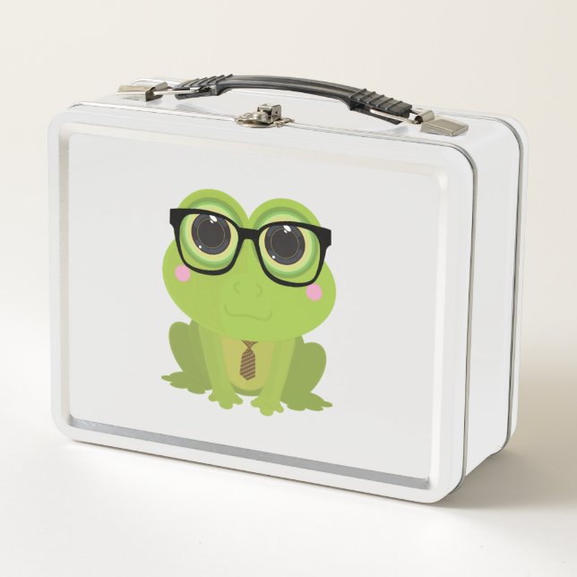 Lunch Box Grenouille Nerd (Devant)