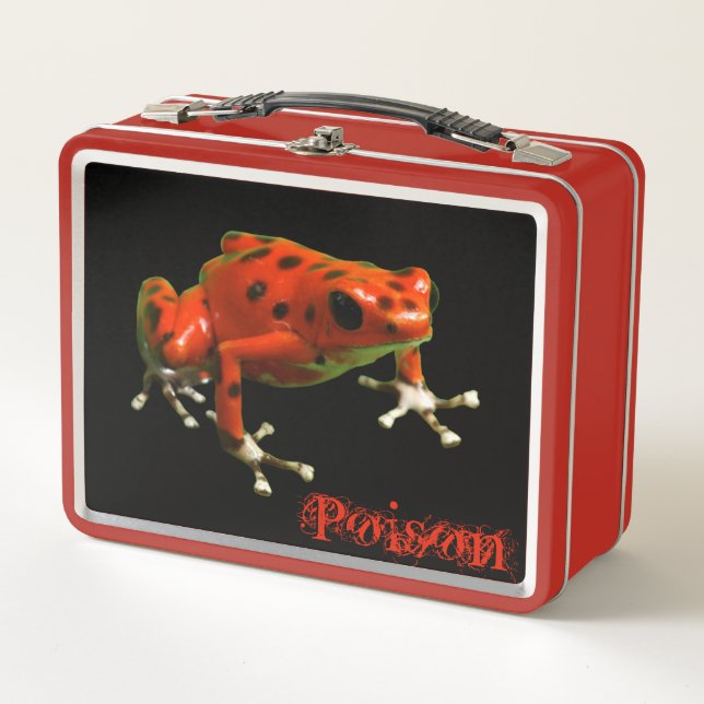 Lunch Box Grenouille rouge empoisonnée (Devant)