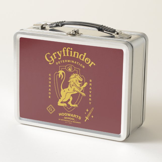 Lunch Box GRYFFINDOR™ Détermination Courage Bravoure Armoiri (Devant)