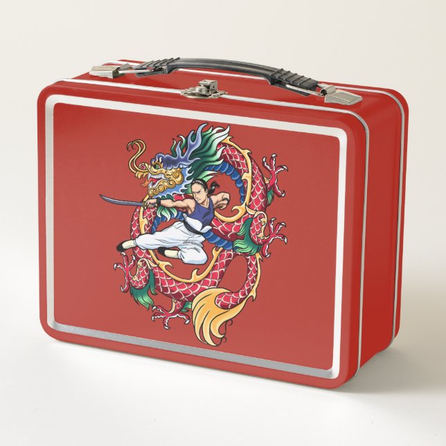 Lunch Box Guerrier du dragon (Devant)