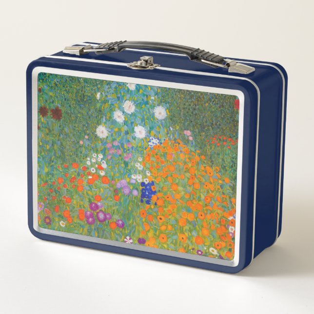 Lunch Box Gustav Klimt - Jardin des fleurs (Devant)