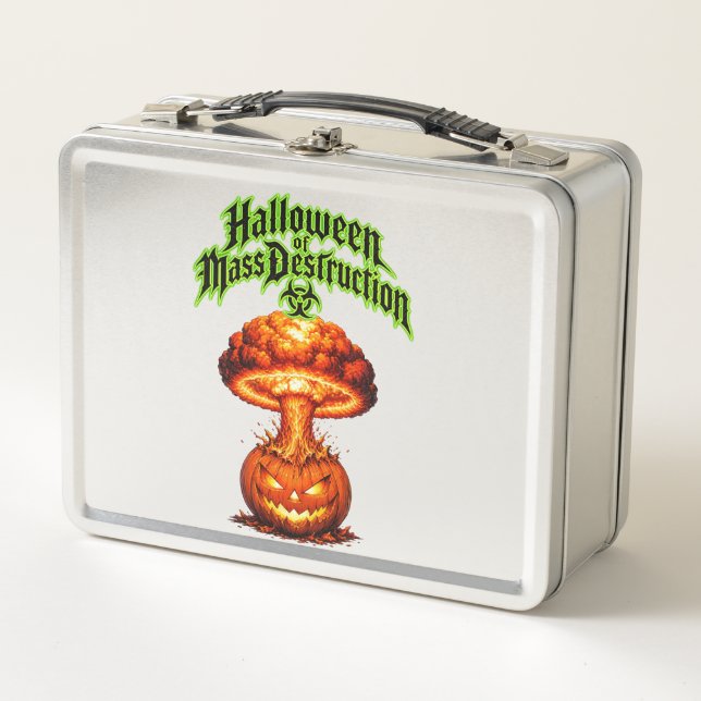 Lunch Box Halloween de destruction massive Citrouille toxiqu (Devant)