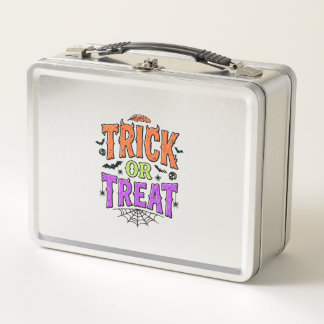 Lunch Box Halloween Farce Traitement Drôle Toile D'araignée