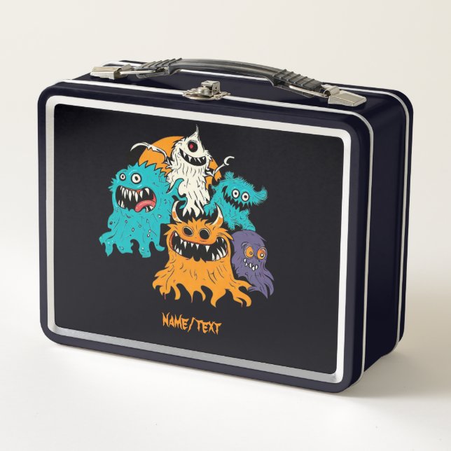 Lunch Box Halloween/Monster/octobre/automne (Devant)