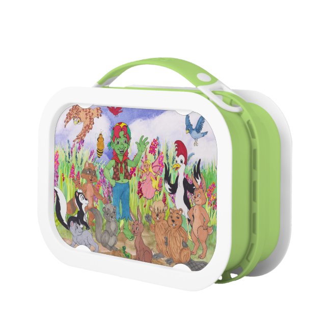 Lunch Box Hamilton Troll et panier-repas d'amis (Gauche)