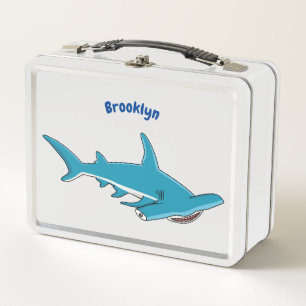 Lunch Box Hammerhead shark cartoon illustration