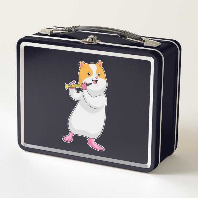 Lunch Box Hamster à la musique avec flûte (Devant)