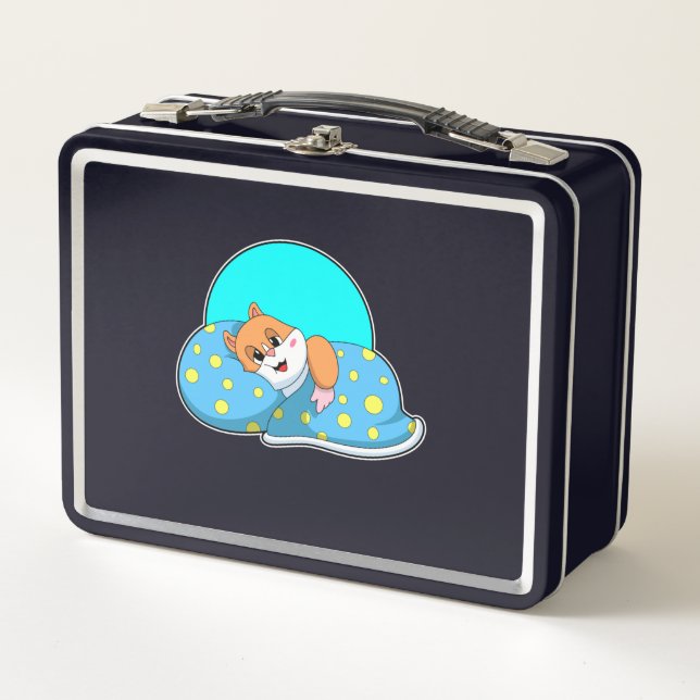 Lunch Box Hamster au coucher avec couverture.PNG (Devant)