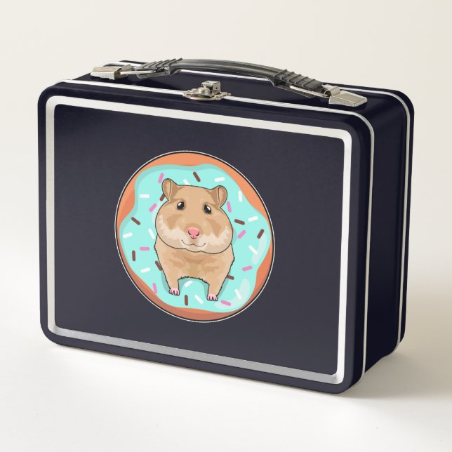 Lunch Box Hamster avec Donut (Devant)