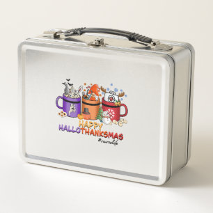 Lunch Box happy halloween thanksgiving noël drôle infirmière
