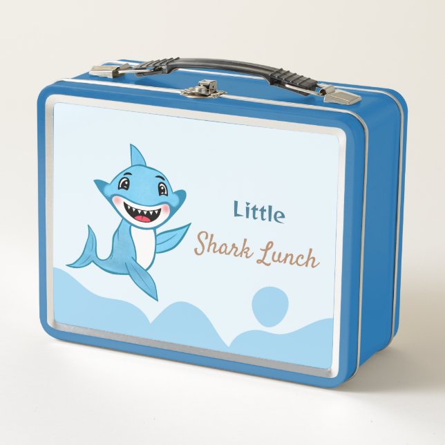 Lunch Box Happy Shark Family   (Devant)