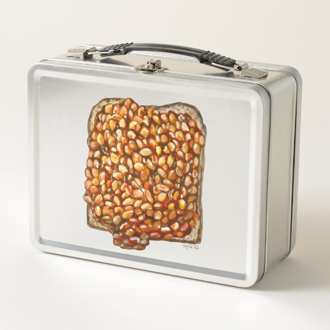 Lunch Box Haricots sur Toast (Devant)
