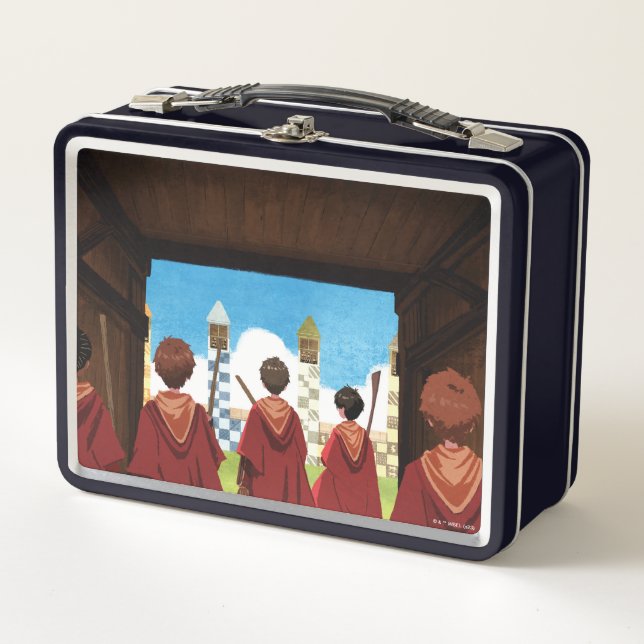 Lunch Box HARRY POTTER™ & GRYFFINDOR™ QUIDDITCH™ Team (Devant)