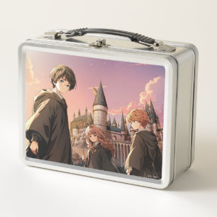 Lunch Box HARRY POTTER™ Hermione & Ron HOGWARTS™ Scène d'ani
