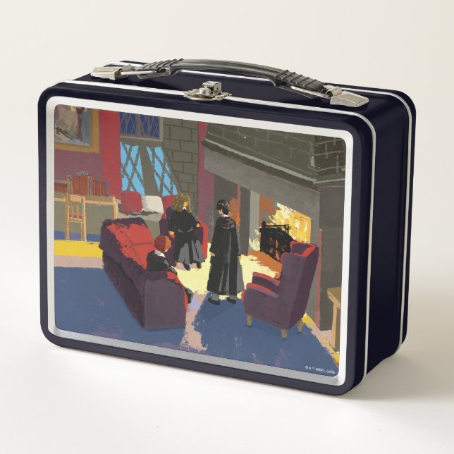 Lunch Box HARRY POTTER™, Ron & Hermione dans la salle commun (Devant)