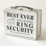 Lunch Box Haut de la boîte de sécurité secrète<br><div class="desc">La boîte de sécurité mariage porte-anneau que vous pouvez remplir fera tout ce dont votre porte-anneau a besoin pour se sentir comme votre agent spécial.</div>