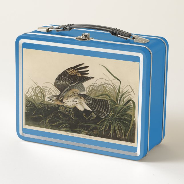 Lunch Box Hawk d'hiver, les oiseaux d'Amérique de John James (Devant)