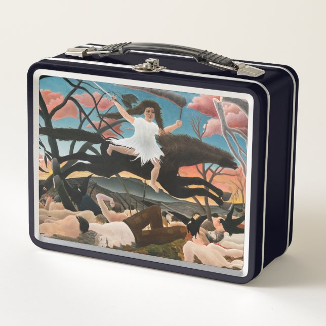 Lunch Box Henri Rousseau - La guerre (Devant)