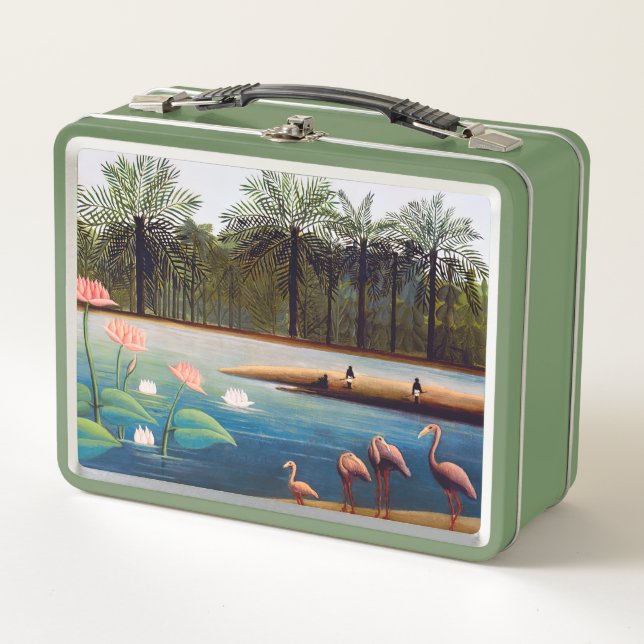 Lunch Box Henri Rousseau - Les Flamants roses (Devant)
