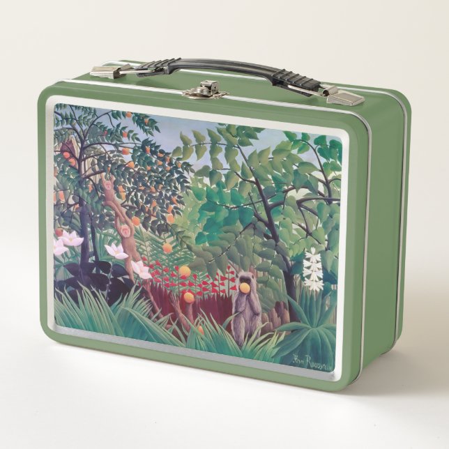 Lunch Box Henri Rousseau - Paysage Exotique (Devant)