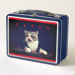 Lunch Box Heure de pause déjeuner - rouge