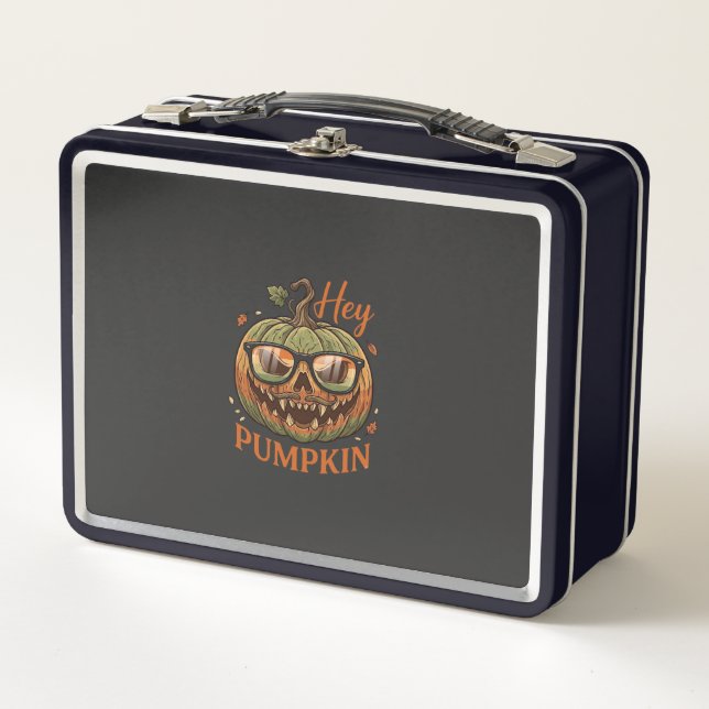 Lunch Box Hey Citrouille Halloween Lanterne Jack Lunettes Mo (Devant)