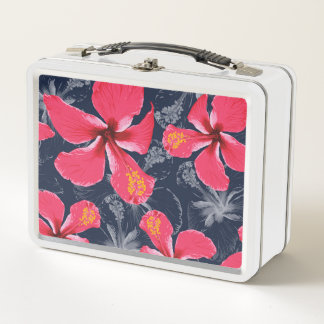 Lunch Box Hibiscus Tropical Fleurs été Design