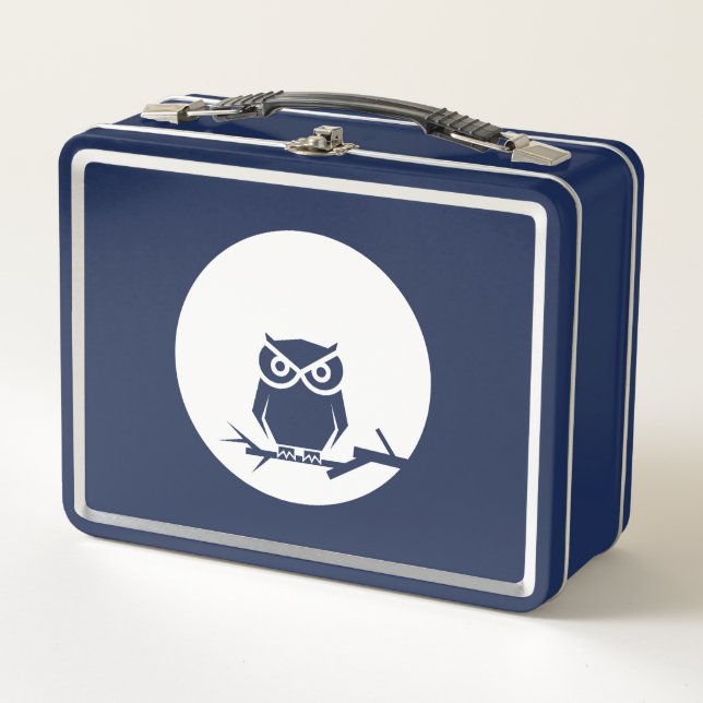 Lunch Box Hibou et lune (Devant)