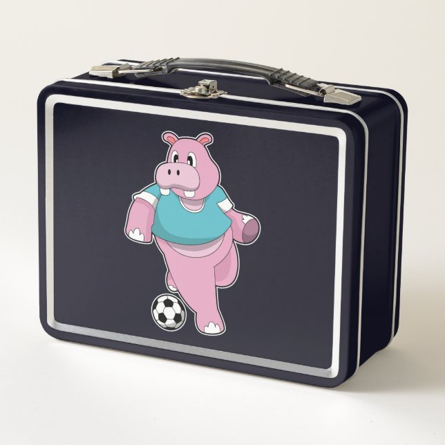 Lunch Box Hippo as Soccer player with Soccer.PNG (Devant)