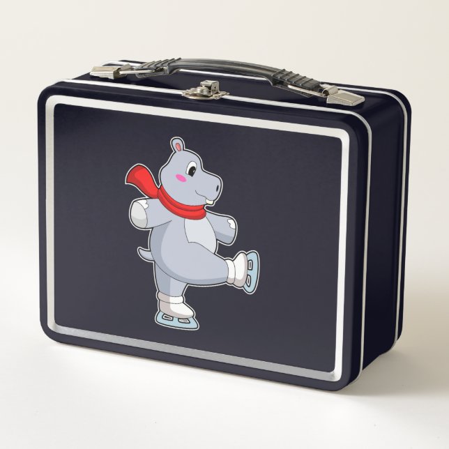 Lunch Box Hippo Patinage sur glace Patins sur glace (Devant)