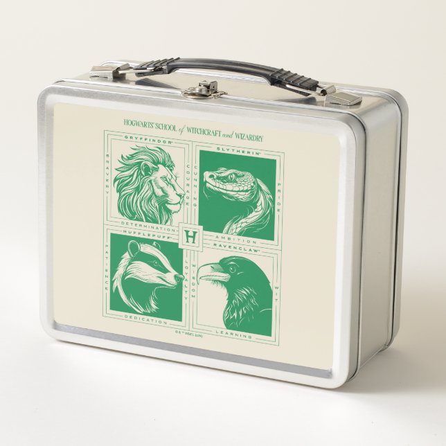 Lunch Box HOGWARTS™ Grille d'animaux de maison (Devant)