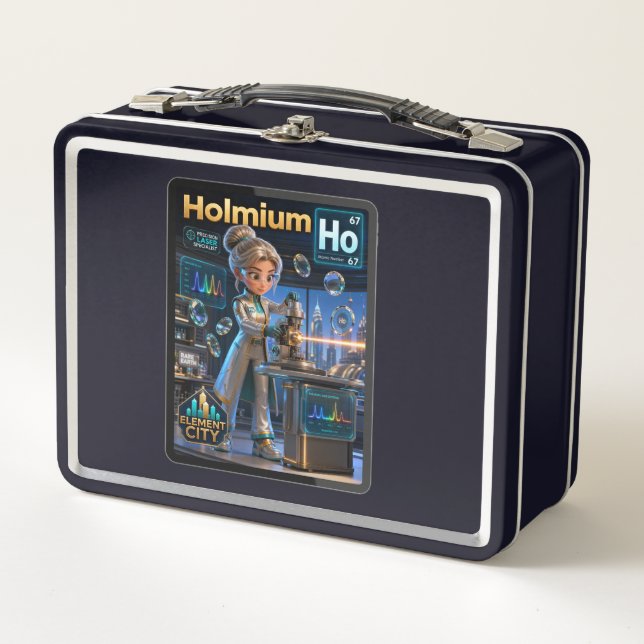 Lunch Box Holmium (Ho) – Atomique  | Collection ATOMIVRA™ (Devant)