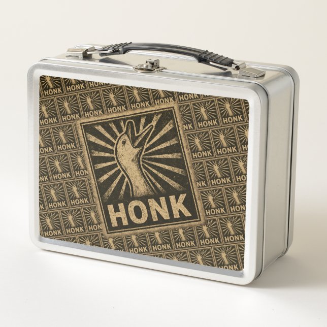 Lunch Box Honk Goose Funny Duck Chicken Mème (Devant)