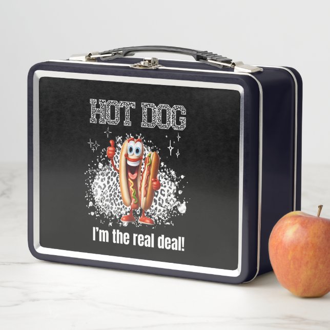 Lunch Box Hot Dog! Je suis le vrai marché (En situation)